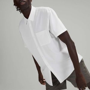 Lululemon commission short sleeve shirt white size L